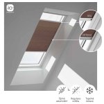 Velux Dvojitě plisovaná roleta FHC